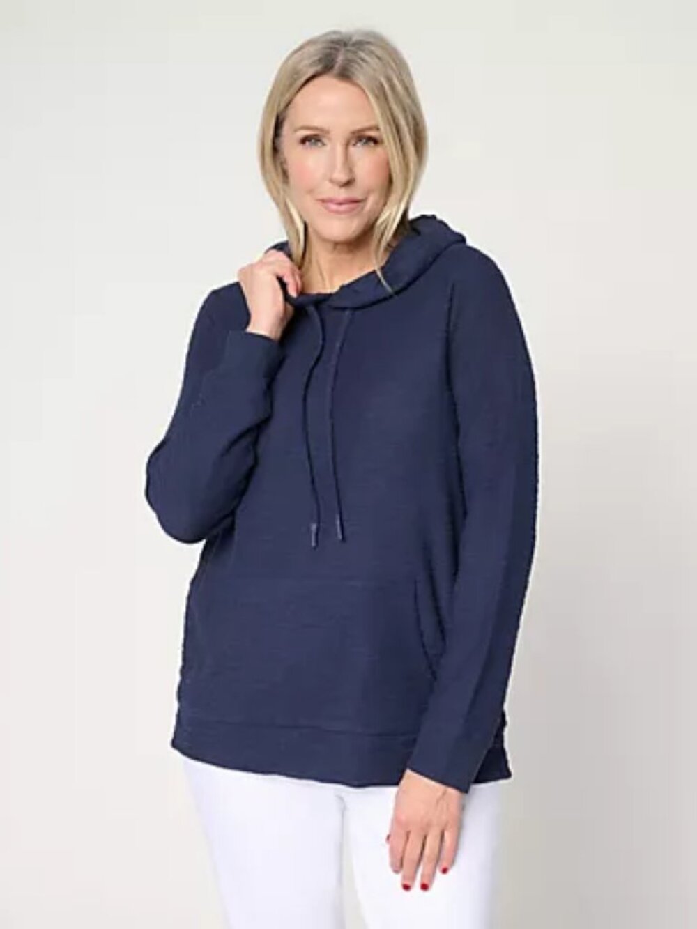 Belle Beach by Kim Gravel Sweatshirt Slub Shoreline Hoodie, Twilight Sz M a72152